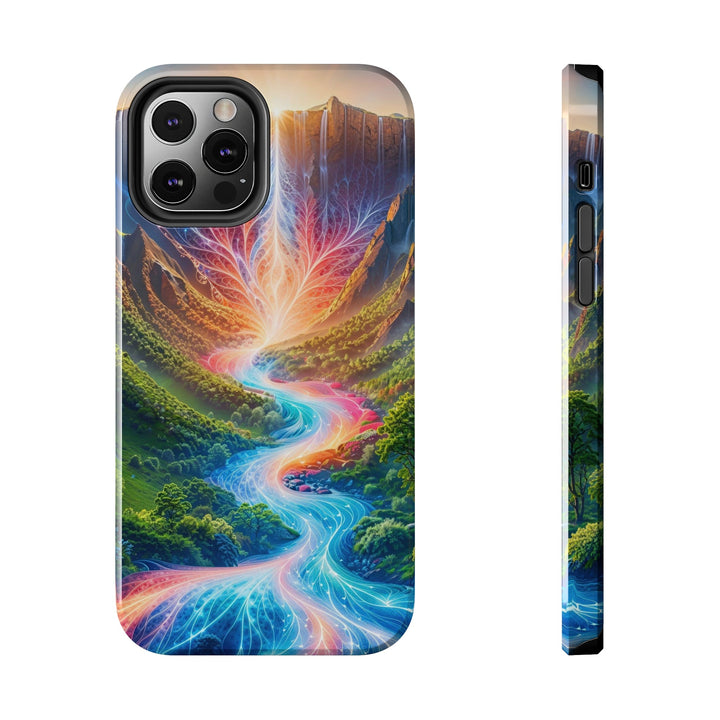 Mystical River Sunrise - Tough Phone Case - Phone Case - g(0D·IO) - iPhone 12 Pro - -