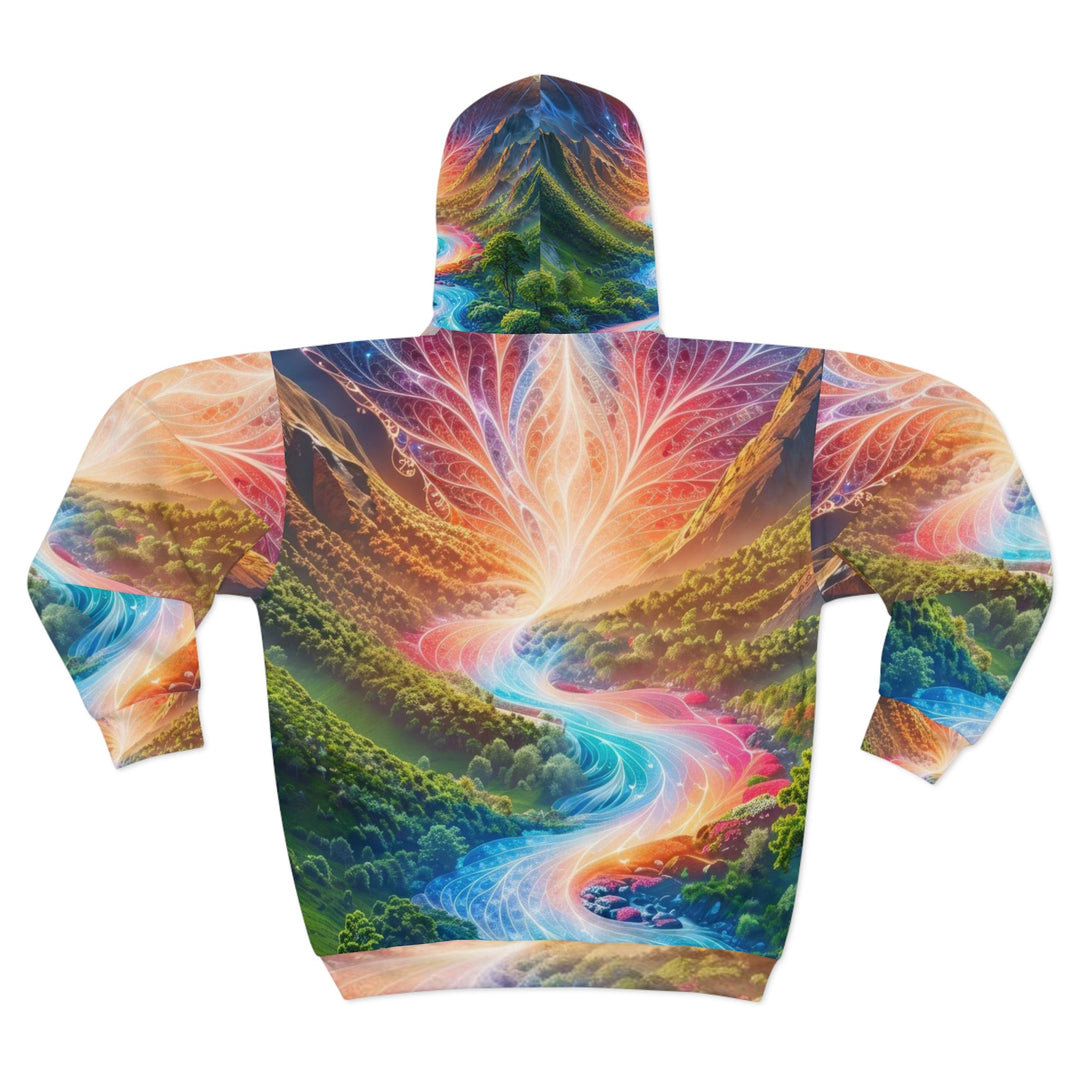 Mystical River Sunrise - Unisex Zip Hoodie - All Over Prints - g(0D·IO) - XS - -