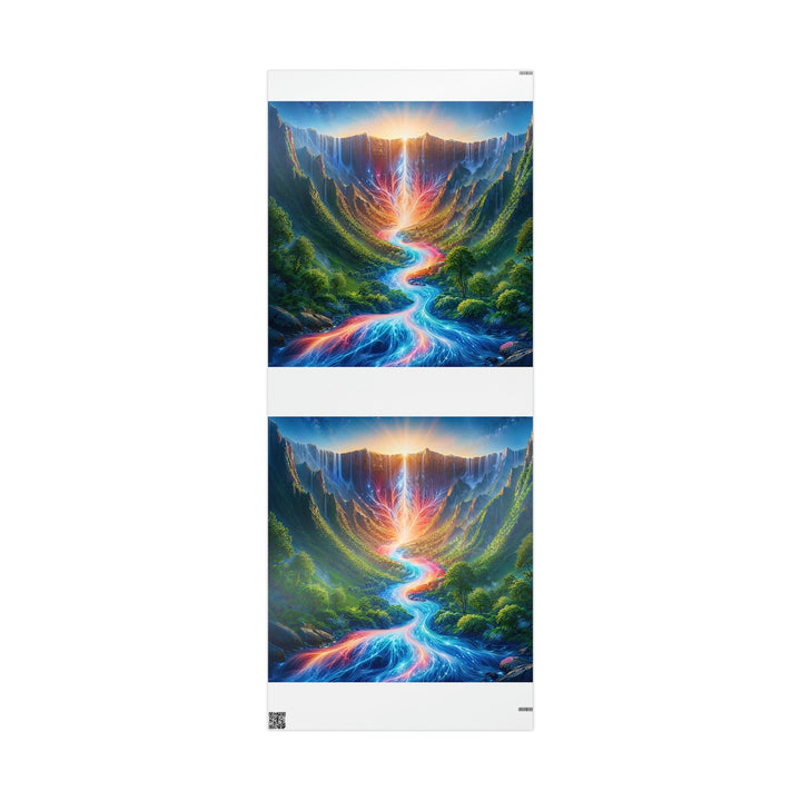 Mystical River Sunrise - Wrapping Paper - Home Decor - g(0D·IO) - 30'' x 72'' - Glossy -