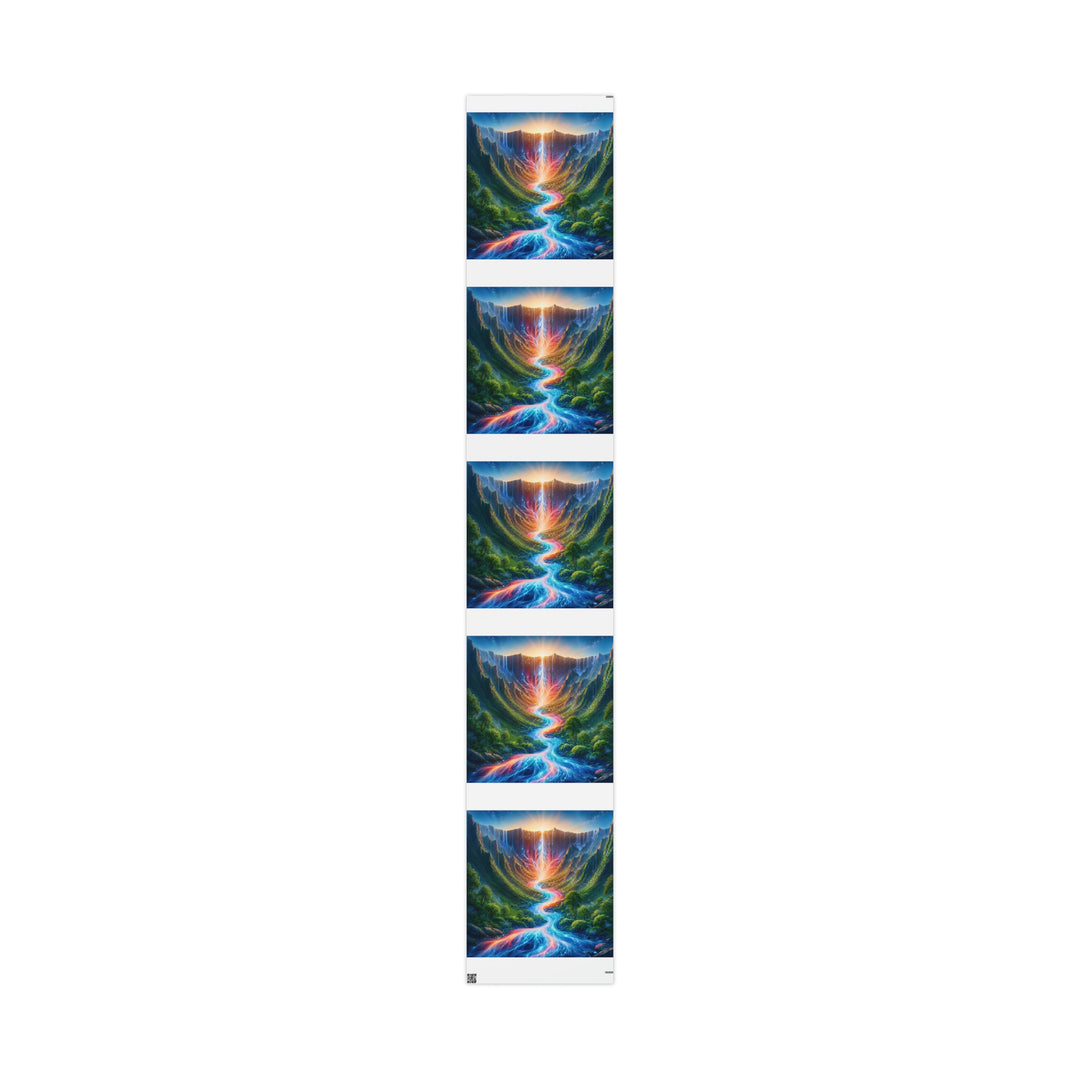 Mystical River Sunrise - Wrapping Paper - Home Decor - g(0D·IO) - 30" x 180" - Matte -