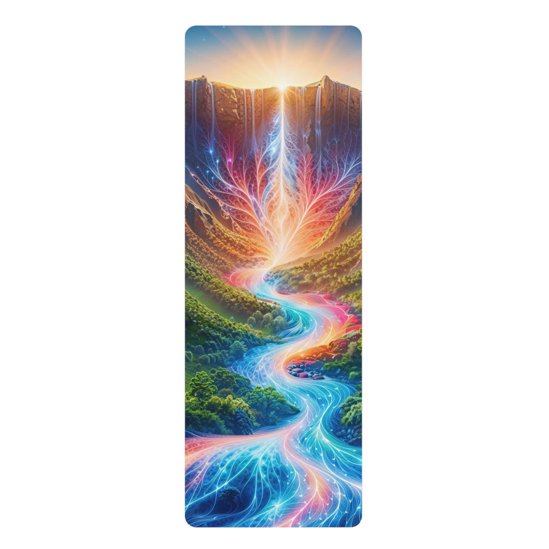 Mystical River Sunrise - Yoga Mat - Home Decor - g(0D·IO) - 24” x 68” - -