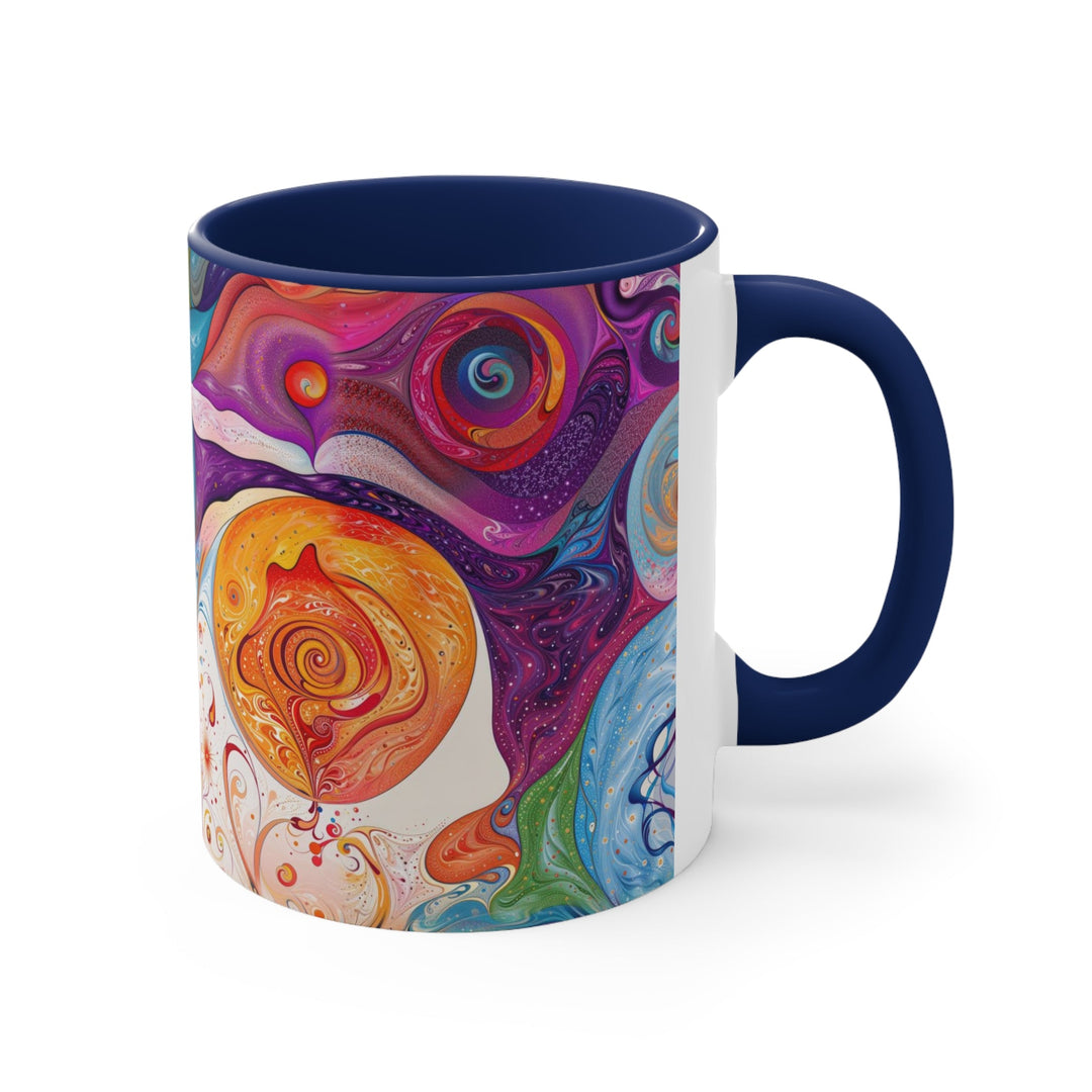 Mystical Swirls Harmony - Accent Coffee Mug - Mug - g(0D·IO) - Pink - 11oz -