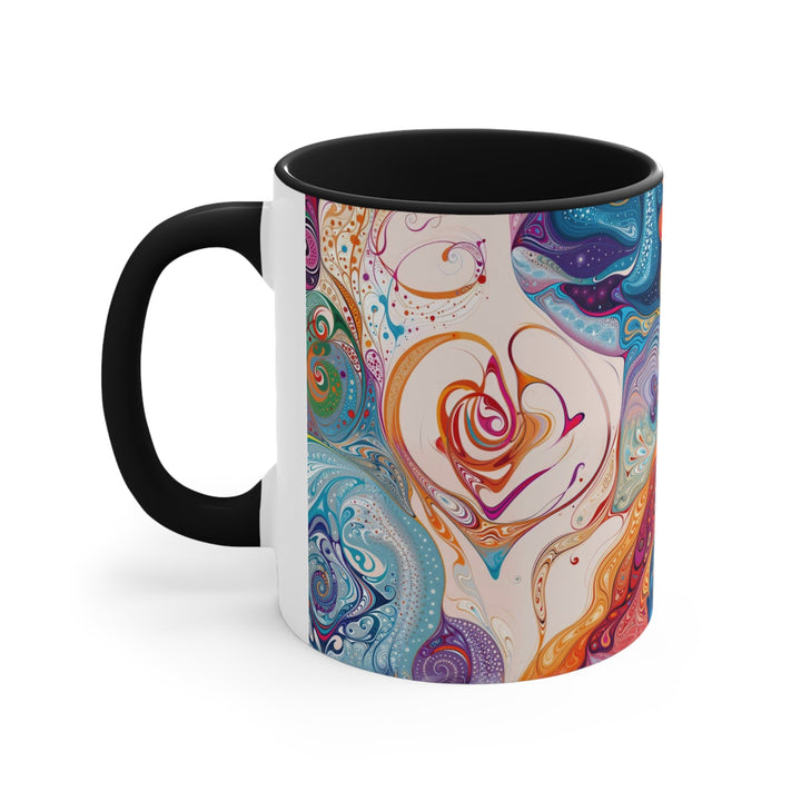 Mystical Swirls Harmony - Accent Coffee Mug - Mug - g(0D·IO) - Pink - 11oz -