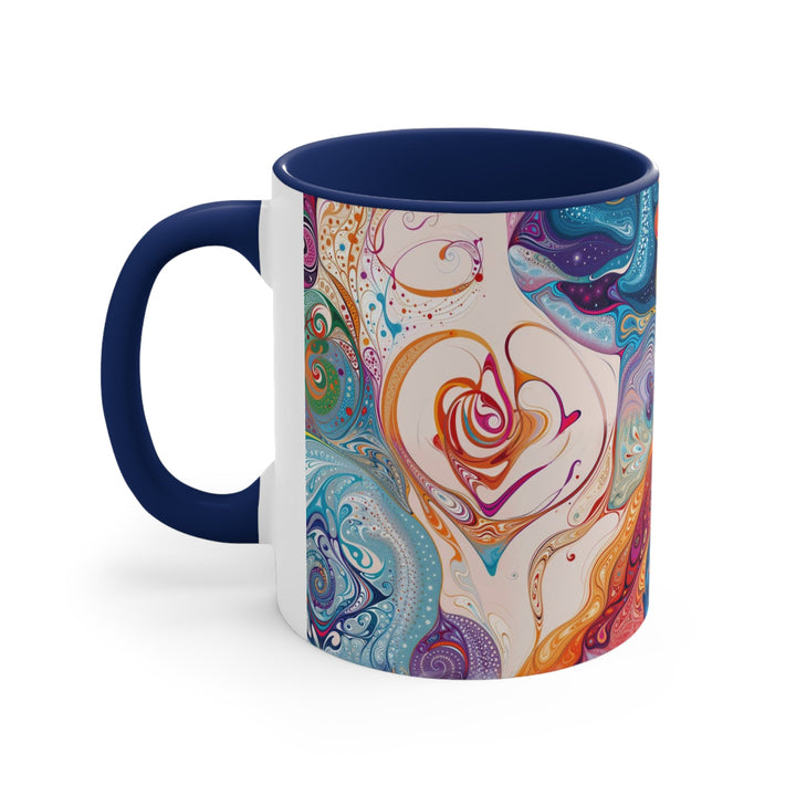 Mystical Swirls Harmony - Accent Coffee Mug - Mug - g(0D·IO) - Pink - 11oz -