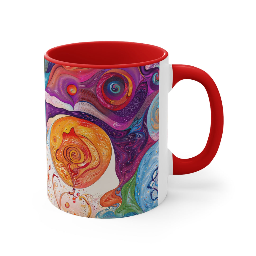 Mystical Swirls Harmony - Accent Coffee Mug - Mug - g(0D·IO) - Pink - 11oz -