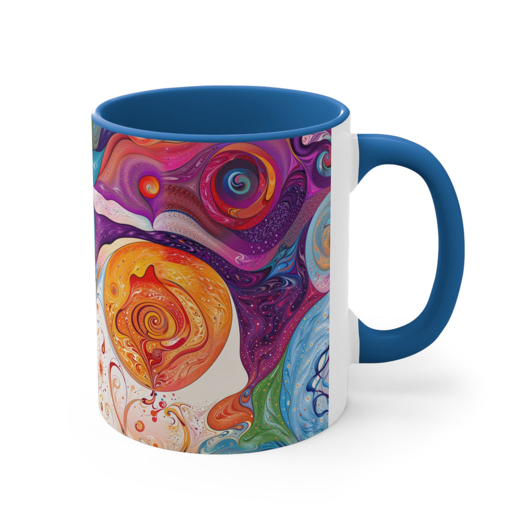 Mystical Swirls Harmony - Accent Coffee Mug - Mug - g(0D·IO) - Pink - 11oz -