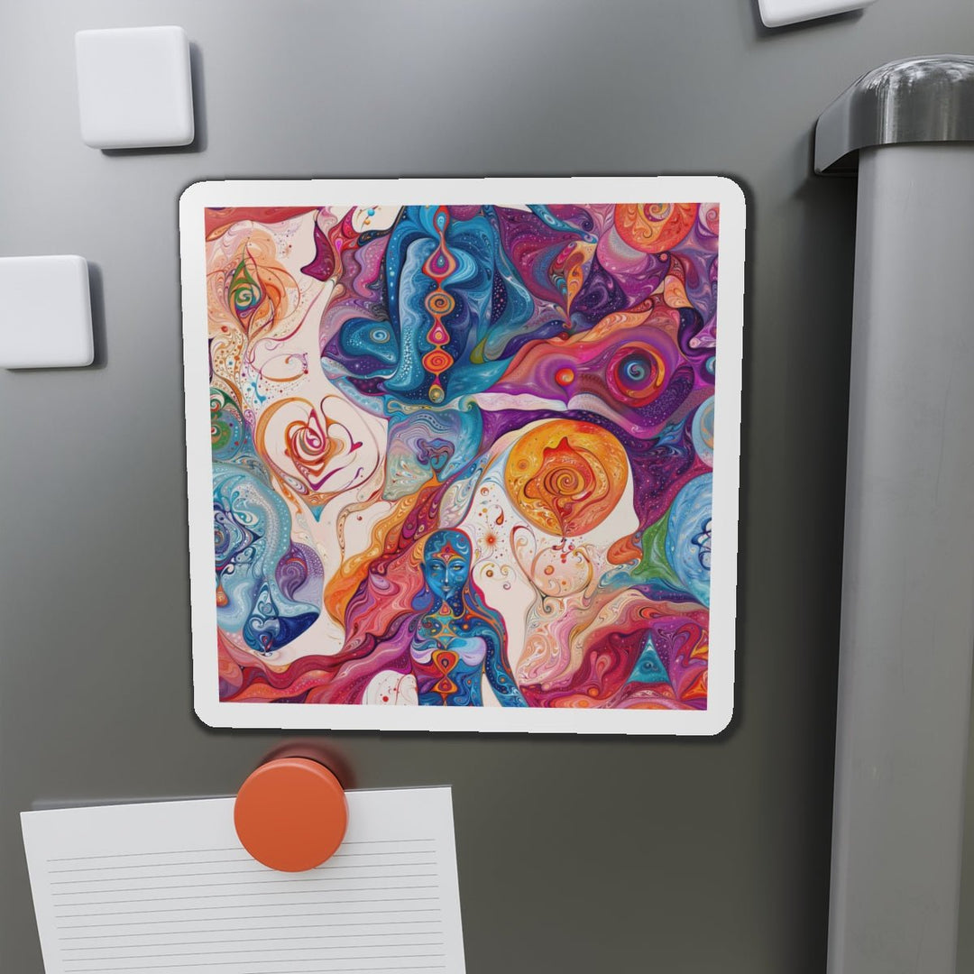 Mystical Swirls Harmony - Die-cut Magnet - Home Decor - g(0D·IO) - 6 × 6" - Die-Cut - 1 pc