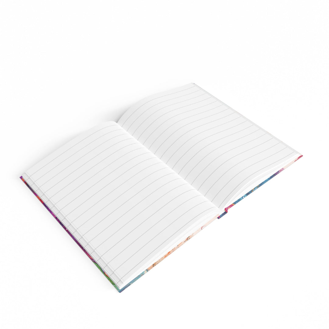 Mystical Swirls Harmony - Hard Backed Journal - Paper products - g(0D·IO) - Graph - A5 - White