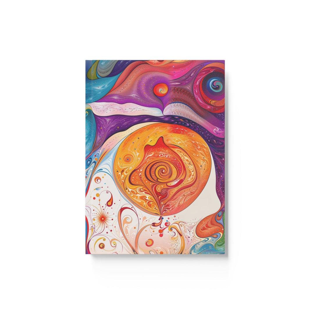 Mystical Swirls Harmony - Hard Backed Journal - Paper products - g(0D·IO) - Blank - A5 - White