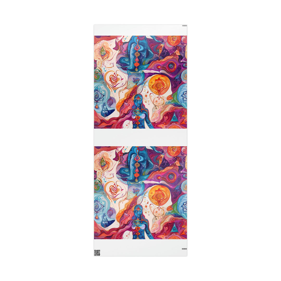 Mystical Swirls Harmony - Wrapping Paper - Home Decor - g(0D·IO) - 30'' x 72'' - Glossy -