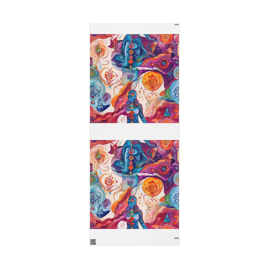 Mystical Swirls Harmony - Wrapping Paper - Home Decor - g(0D·IO) - 30'' x 72'' - Matte -