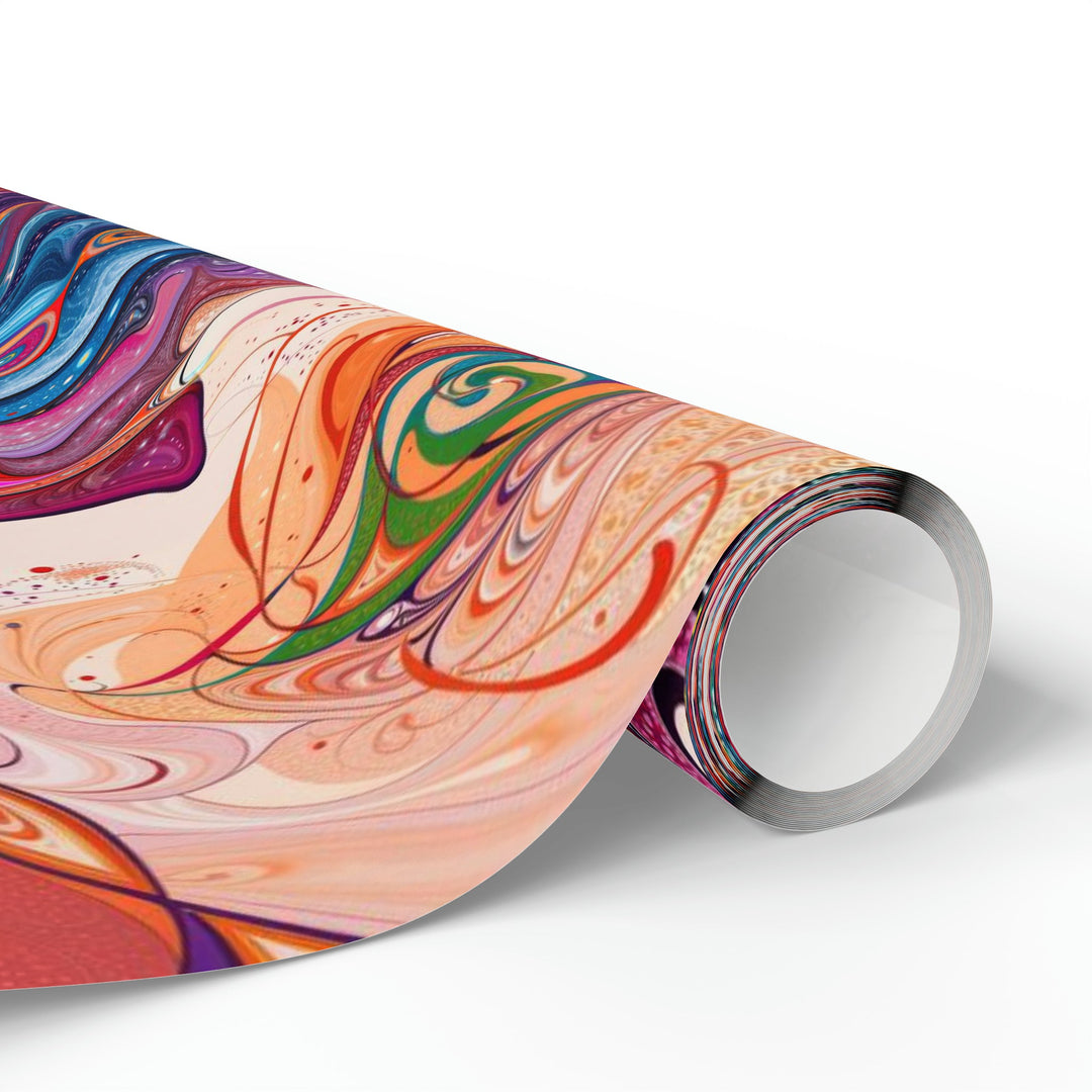 Mystical Swirls Harmony - Wrapping Paper - Home Decor - g(0D·IO) - 30'' x 72'' - Matte -