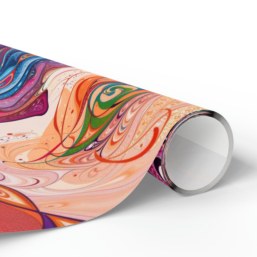 Mystical Swirls Harmony - Wrapping Paper - Home Decor - g(0D·IO) - 30'' x 72'' - Matte -