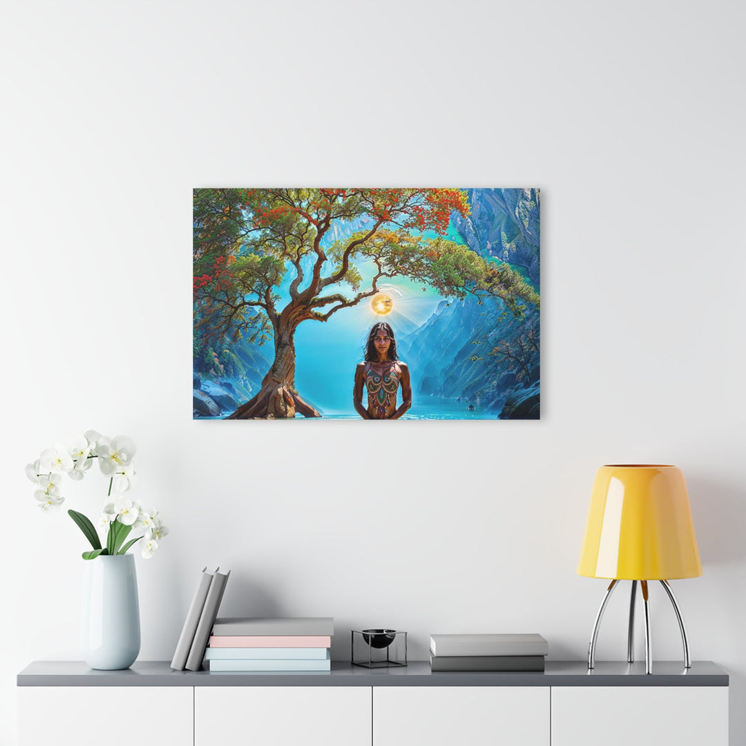 Mystical Tranquil Valley - Acrylic Prints (French Cleat Hanging) - Home Decor - g(0D·IO) - 24" x 36" (Vertical) - 0.25'' -