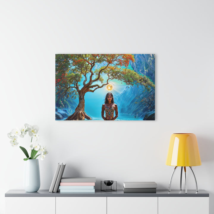 Mystical Tranquil Valley - Acrylic Prints (French Cleat Hanging) - Home Decor - g(0D·IO) - 24" x 36" (Vertical) - 0.25'' -