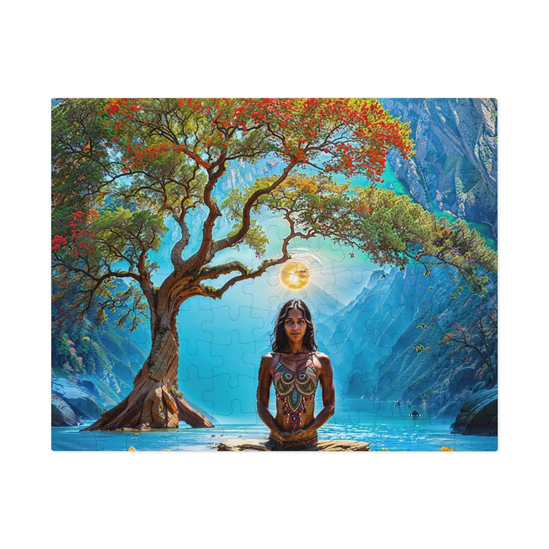 Mystical Tranquil Valley - Jigsaw Puzzle (100, 252, 500, 1000 pieces) - Puzzle - g(0D·IO) - 9.6" × 8" (110 pcs) - -