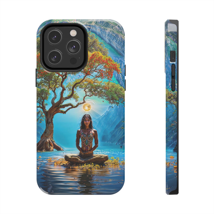 Mystical Tranquil Valley - Tough Phone Case - Phone Case - g(0D·IO) - iPhone 14 Pro Max - -