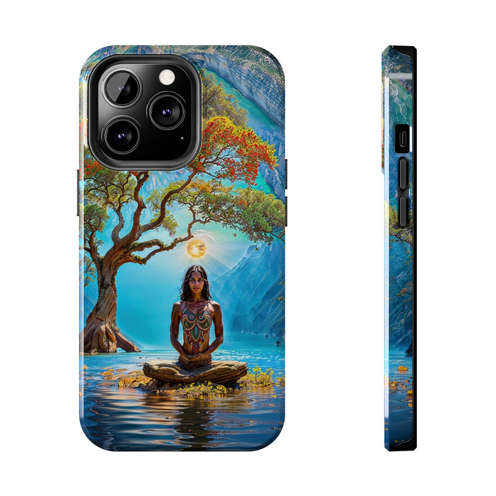 Mystical Tranquil Valley - Tough Phone Case - Phone Case - g(0D·IO) - iPhone 13 Pro - -