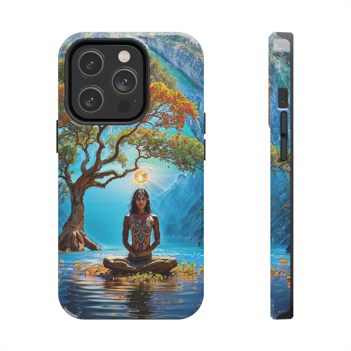 Mystical Tranquil Valley - Tough Phone Case - Phone Case - g(0D·IO) - iPhone 14 Pro - -