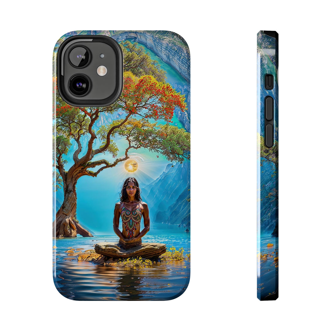 Mystical Tranquil Valley - Tough Phone Case - Phone Case - g(0D·IO) - iPhone 12 Mini - -