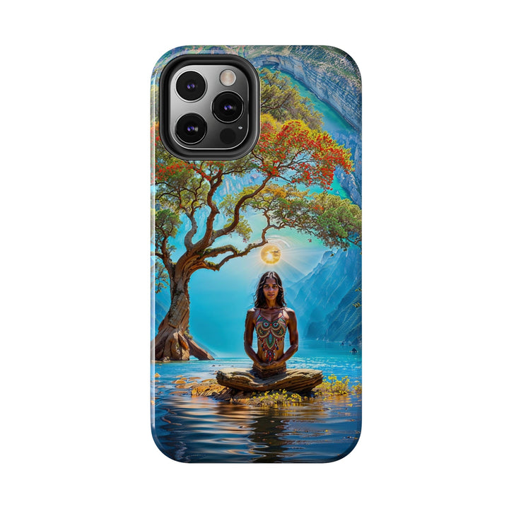 Mystical Tranquil Valley - Tough Phone Case - Phone Case - g(0D·IO) - iPhone 13 Mini - -