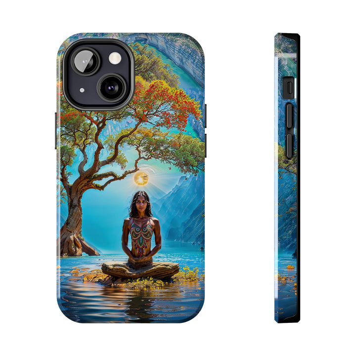 Mystical Tranquil Valley - Tough Phone Case - Phone Case - g(0D·IO) - iPhone 13 Mini - -