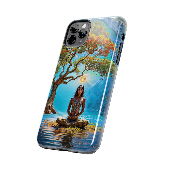 Mystical Tranquil Valley - Tough Phone Case - Phone Case - g(0D·IO) - iPhone 13 Mini - -