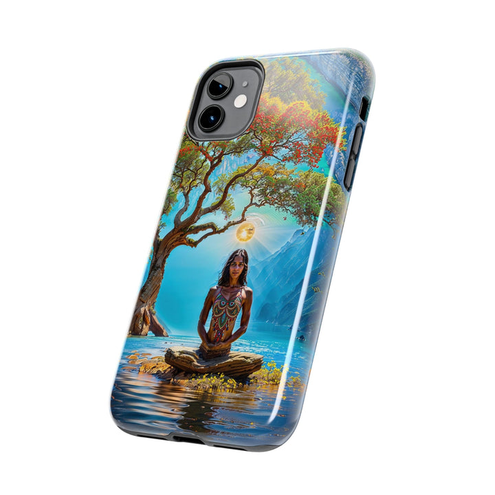 Mystical Tranquil Valley - Tough Phone Case - Phone Case - g(0D·IO) - iPhone 13 Mini - -