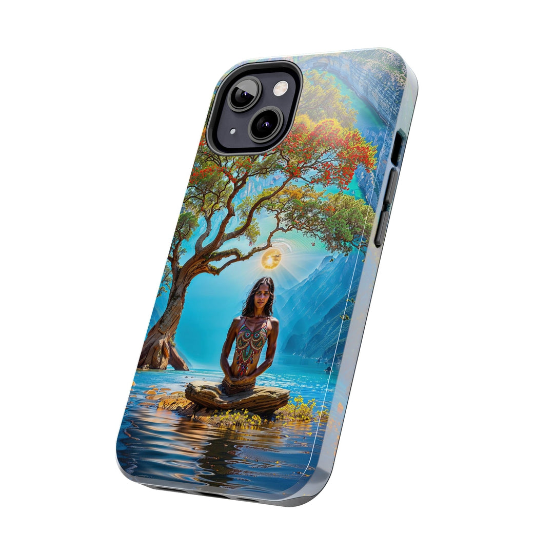 Mystical Tranquil Valley - Tough Phone Case - Phone Case - g(0D·IO) - iPhone 13 Mini - -