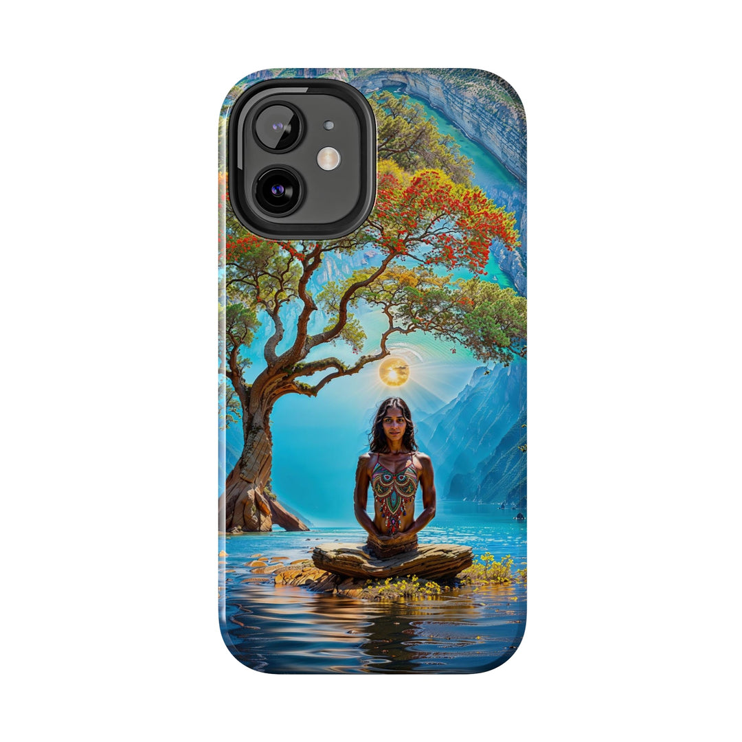 Mystical Tranquil Valley - Tough Phone Case - Phone Case - g(0D·IO) - iPhone 13 Mini - -