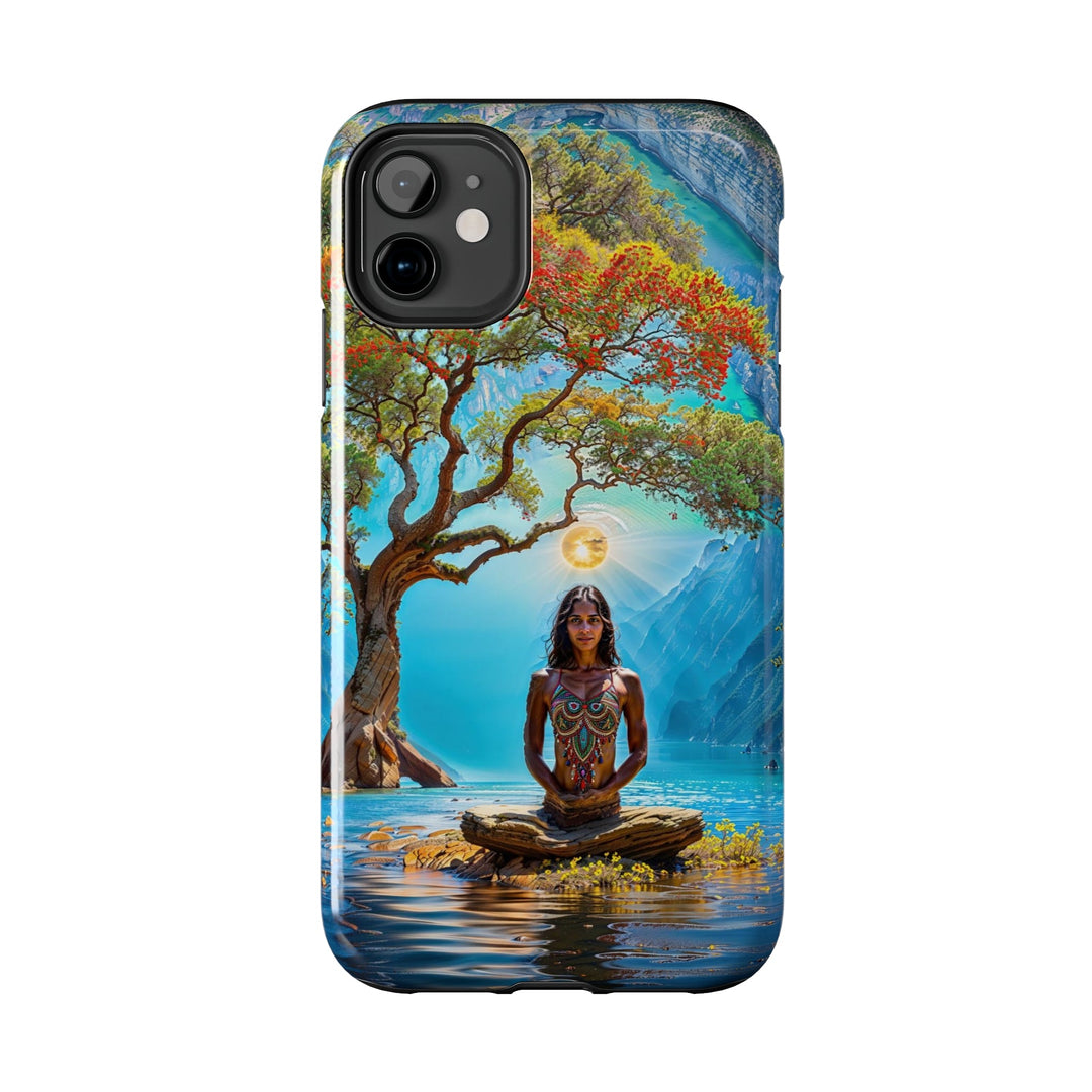 Mystical Tranquil Valley - Tough Phone Case - Phone Case - g(0D·IO) - iPhone 13 Mini - -