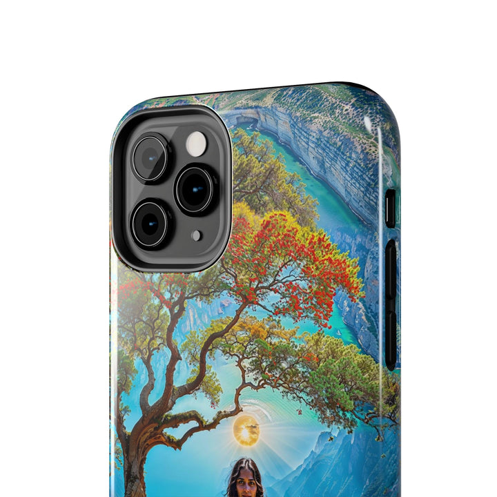 Mystical Tranquil Valley - Tough Phone Case - Phone Case - g(0D·IO) - iPhone 13 Mini - -