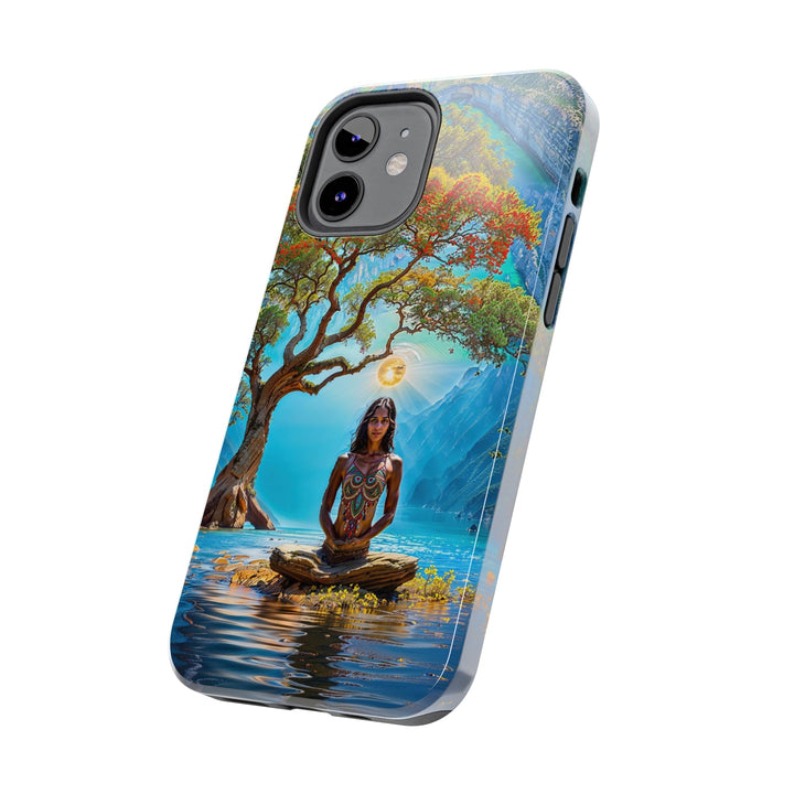 Mystical Tranquil Valley - Tough Phone Case - Phone Case - g(0D·IO) - iPhone 13 Mini - -