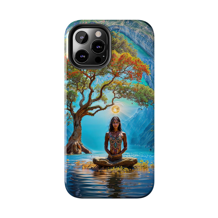 Mystical Tranquil Valley - Tough Phone Case - Phone Case - g(0D·IO) - iPhone 13 Mini - -