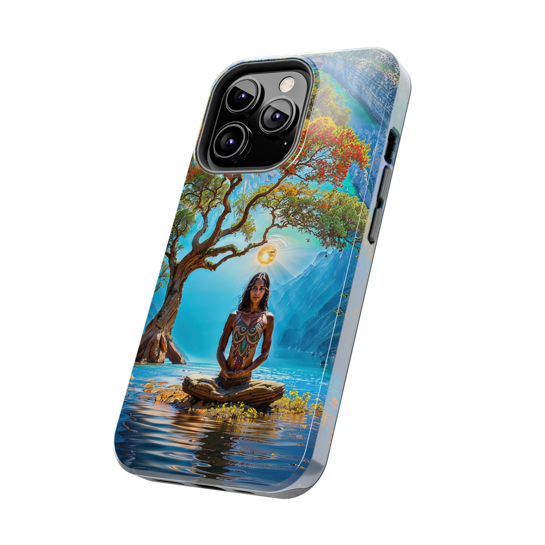 Mystical Tranquil Valley - Tough Phone Case - Phone Case - g(0D·IO) - iPhone 13 Mini - -