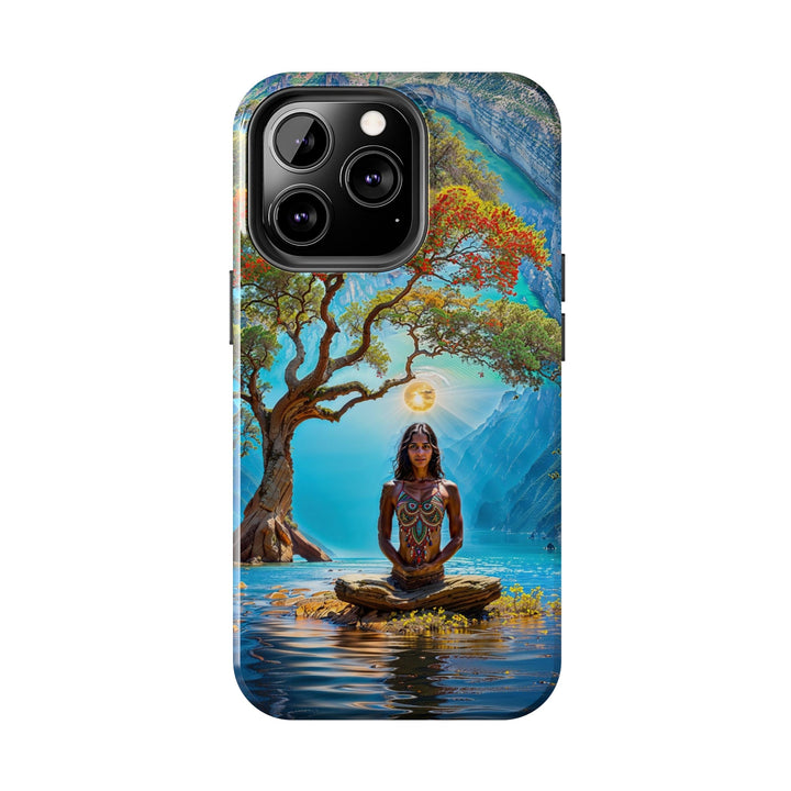 Mystical Tranquil Valley - Tough Phone Case - Phone Case - g(0D·IO) - iPhone 13 Mini - -