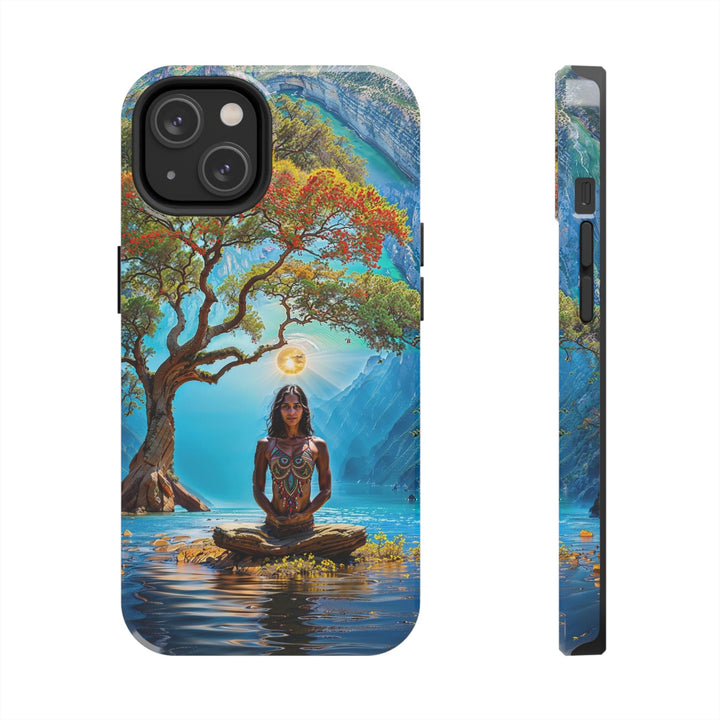 Mystical Tranquil Valley - Tough Phone Case - Phone Case - g(0D·IO) - iPhone 14 - -