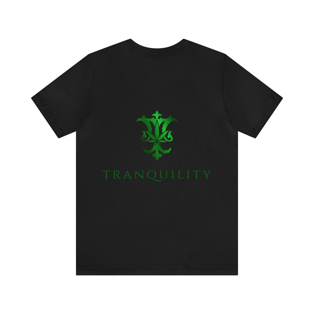 Mystical Tranquil Valley - Unisex Jersey Short Sleeve Tee - T-Shirt - g(0D·IO) - Black - S -