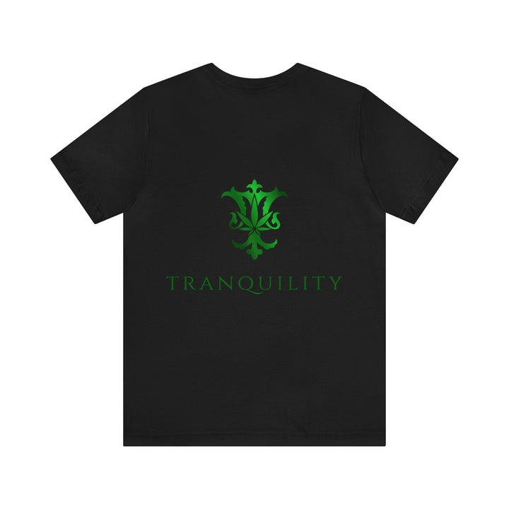 Mystical Tranquil Valley - Unisex Jersey Short Sleeve Tee - T-Shirt - g(0D·IO) - Black - S -