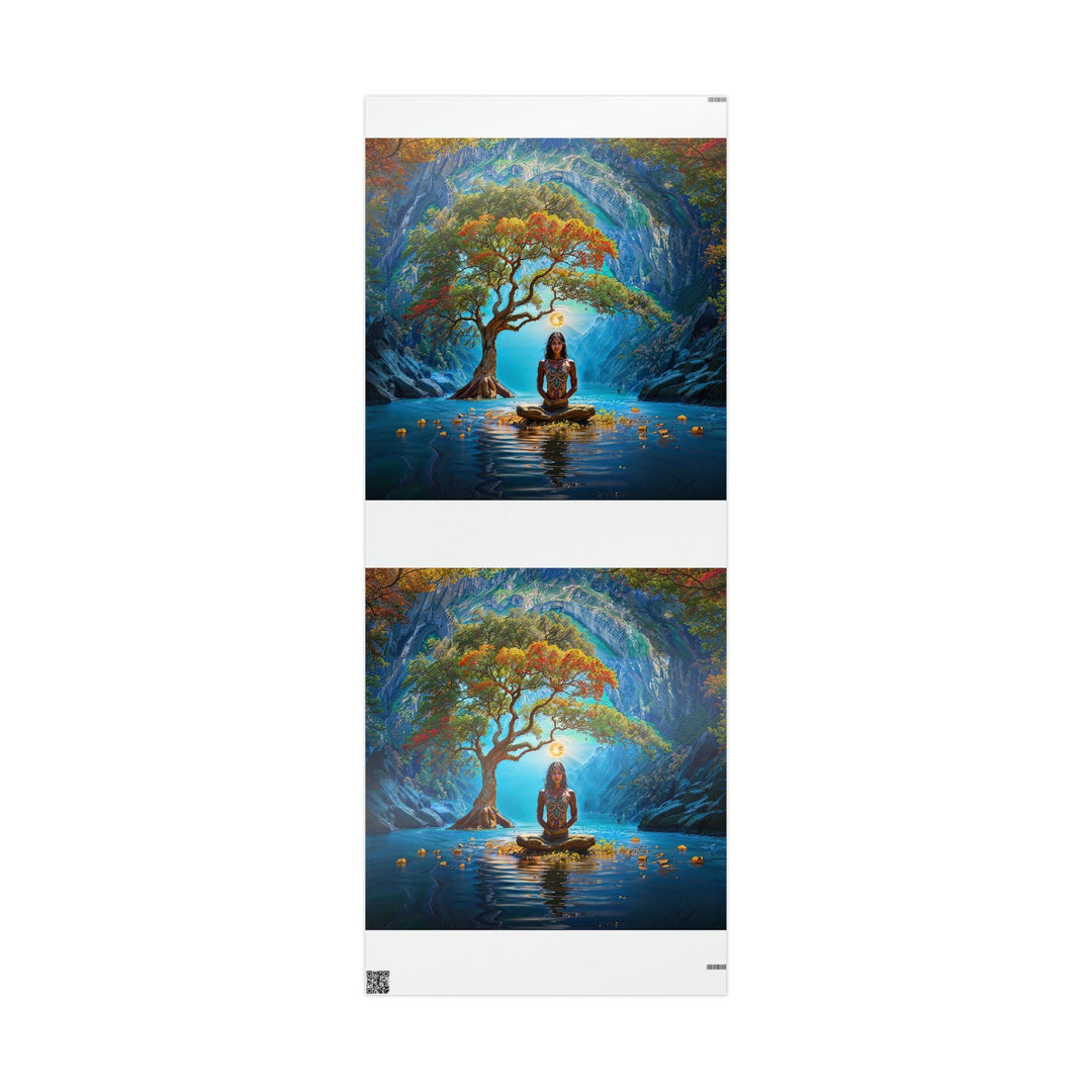 Mystical Tranquil Valley - Wrapping Paper - Home Decor - g(0D·IO) - 30'' x 72'' - Glossy -