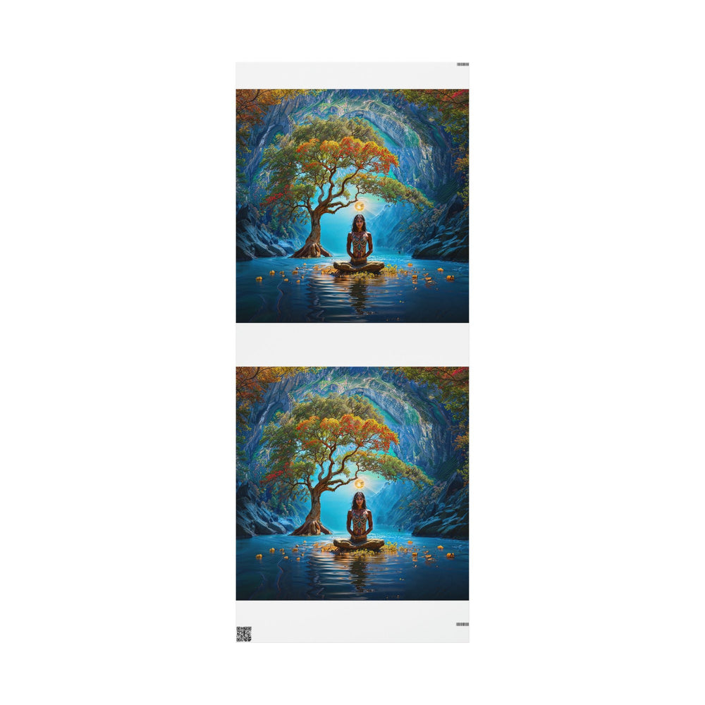 Mystical Tranquil Valley - Wrapping Paper - Home Decor - g(0D·IO) - 30'' x 72'' - Matte -