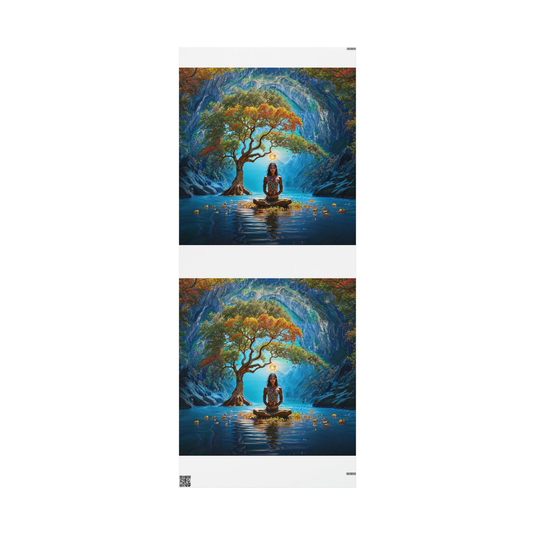 Mystical Tranquil Valley - Wrapping Paper - Home Decor - g(0D·IO) - 30'' x 72'' - Matte -