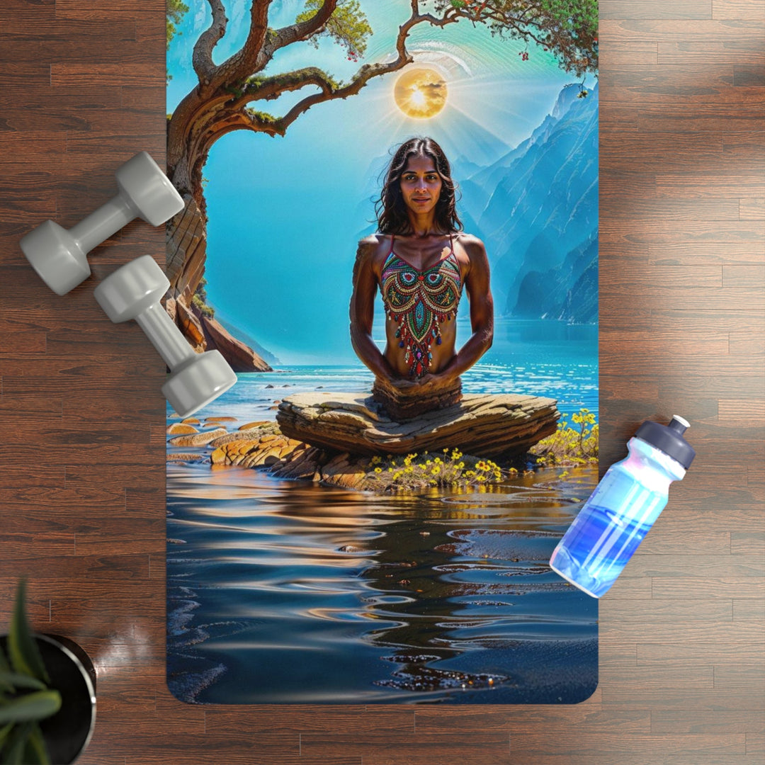 Mystical Tranquil Valley - Yoga Mat - Home Decor - g(0D·IO) - 24” x 68” - -