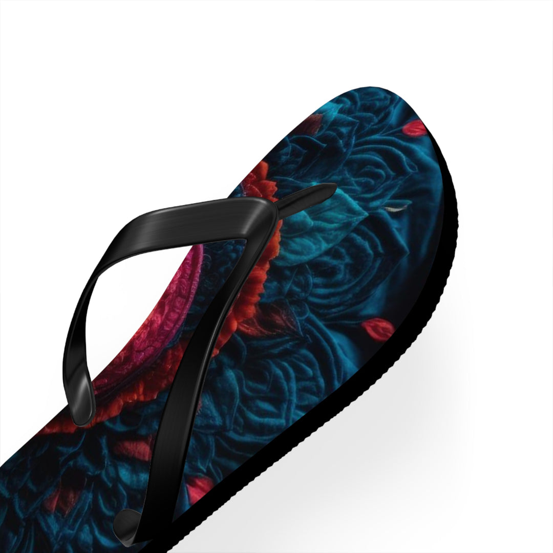 Nested Heart Tapestry - Flip Flops - Shoes - g(0D·IO) - XL - Black sole -