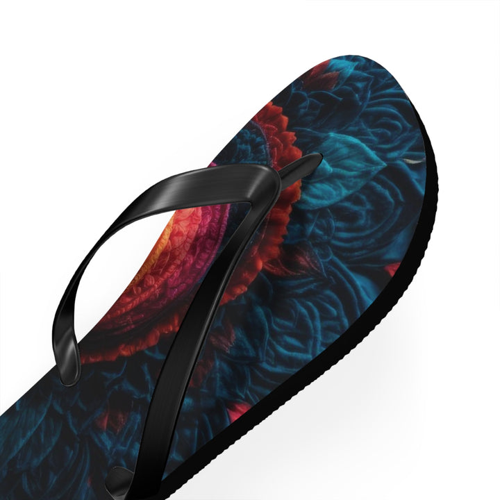 Nested Heart Tapestry - Flip Flops - Shoes - g(0D·IO) - XL - Black sole -