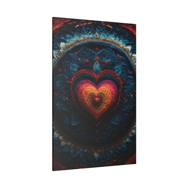 Nested Heart Tapestry - Matte Canvas - Canvas - g(0D·IO) - 32" x 32" (Square) - 0.75'' -