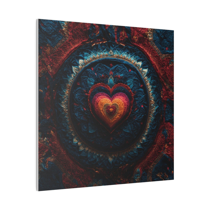 Nested Heart Tapestry - Matte Canvas - Canvas - g(0D·IO) - 32" x 32" (Square) - 0.75'' -