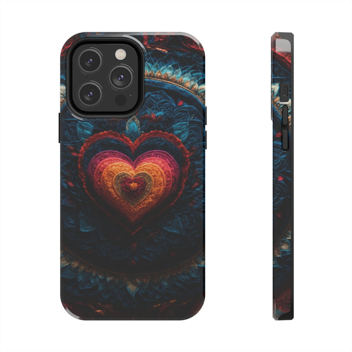 Nested Heart Tapestry - Tough Phone Case - Phone Case - g(0D·IO) - iPhone 14 Pro Max - -