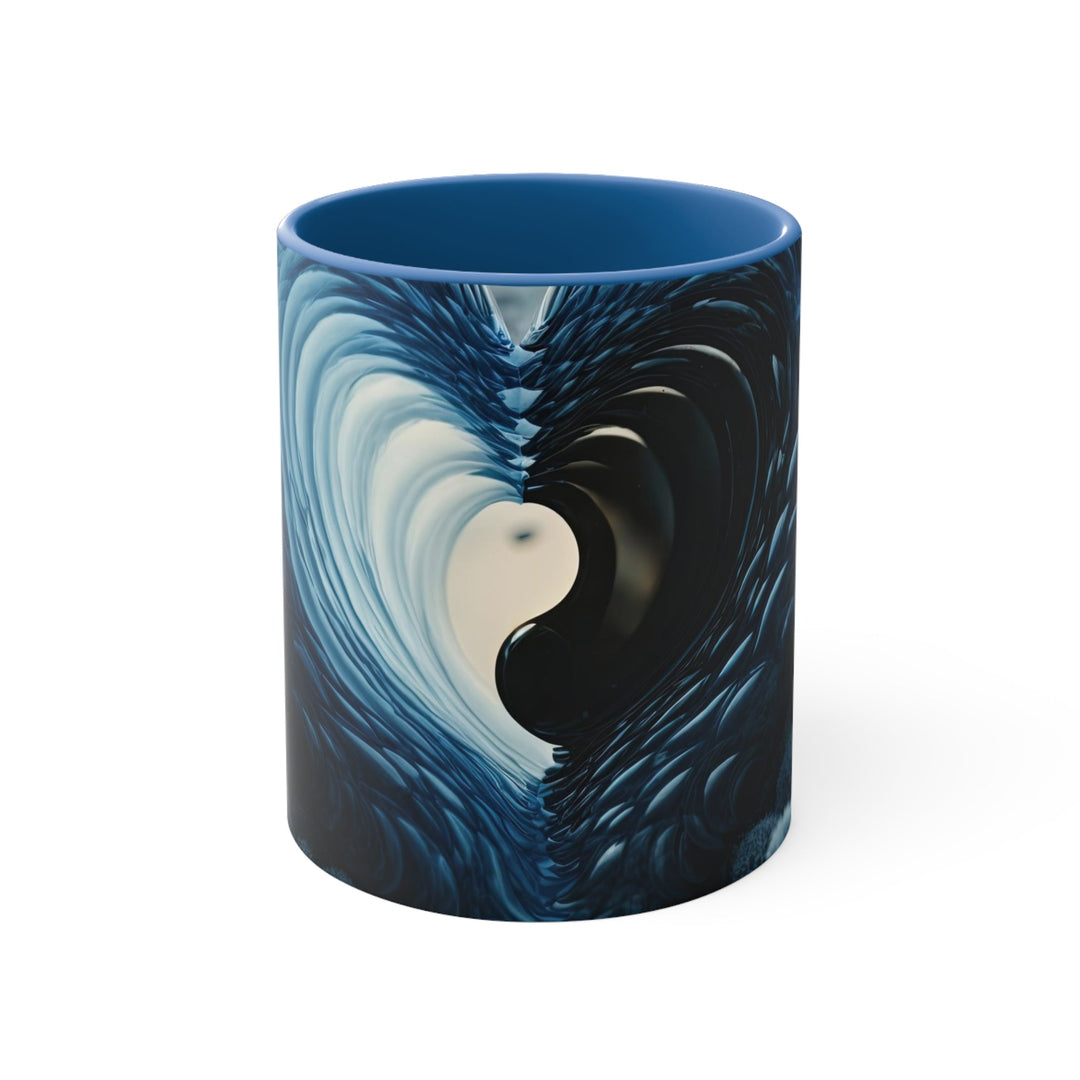 Oceanic Heart Horizon - Accent Coffee Mug - Mug - g(0D·IO) - Blue - 11oz -