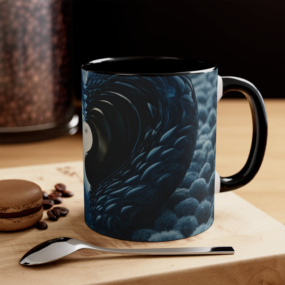 Oceanic Heart Horizon - Accent Coffee Mug - Mug - g(0D·IO) - Pink - 11oz -